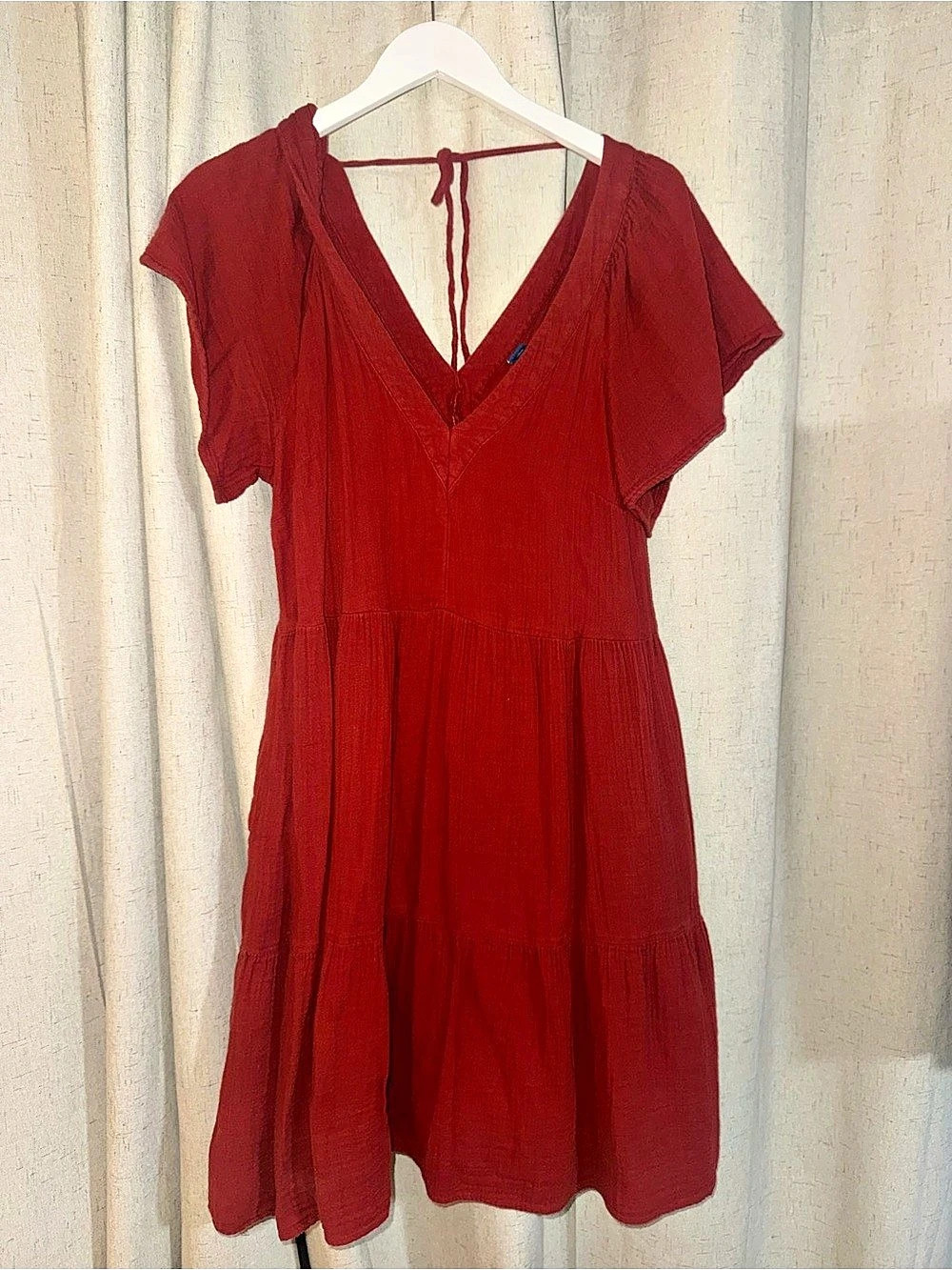 Old Navy Red Mini Dress L Tall